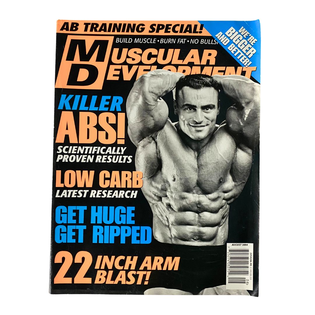 Muscular Development Magazine August 2004 Ahmad Haidar No Label