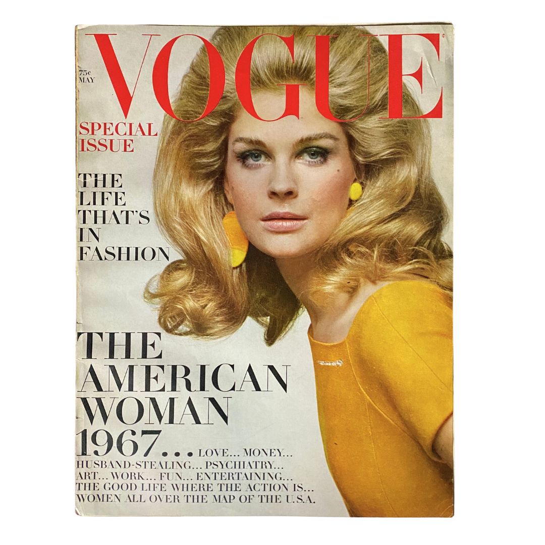 VTG Vogue Magazine May 1967 Candice Bergen by Bert Stern No Label