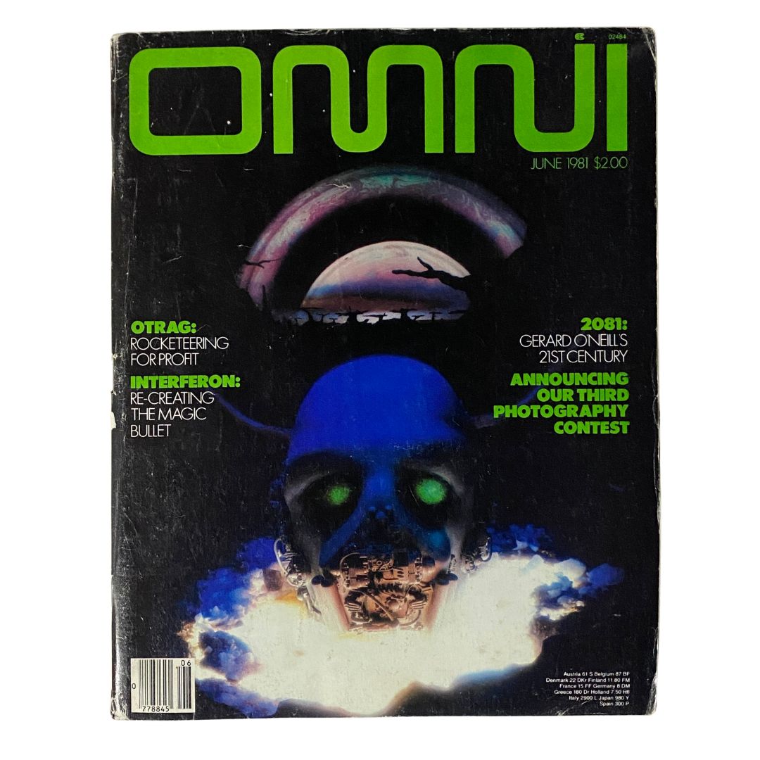 VTG Omni Magazine June 1981 Interferon Re-Creating The Magic Bullet No Label