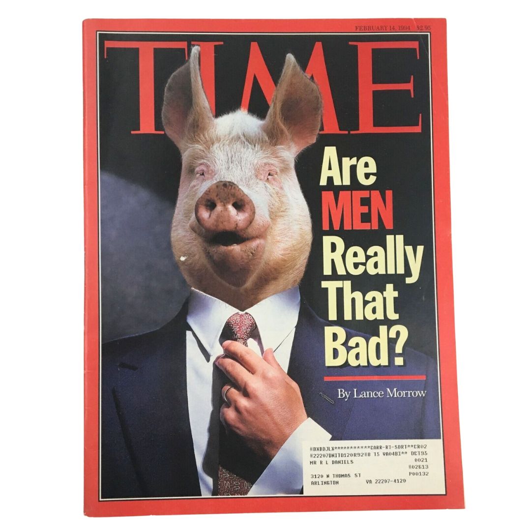 Time Magazine February 14 1994 Vol. 143 No. 7 Are Men Really That Bad?