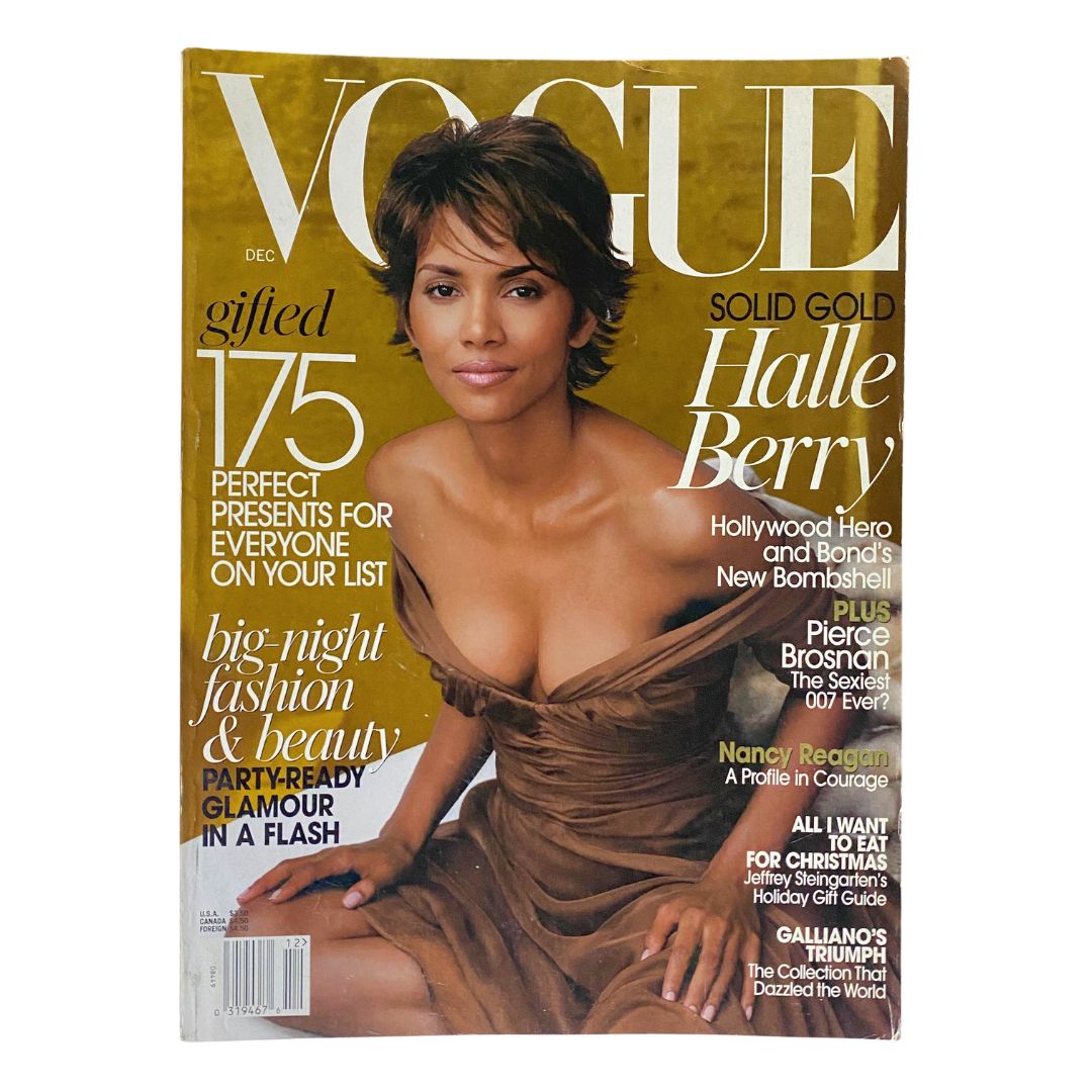 Vogue Magazine December 2002 Halle Berry by Annie Leibovitz No Label