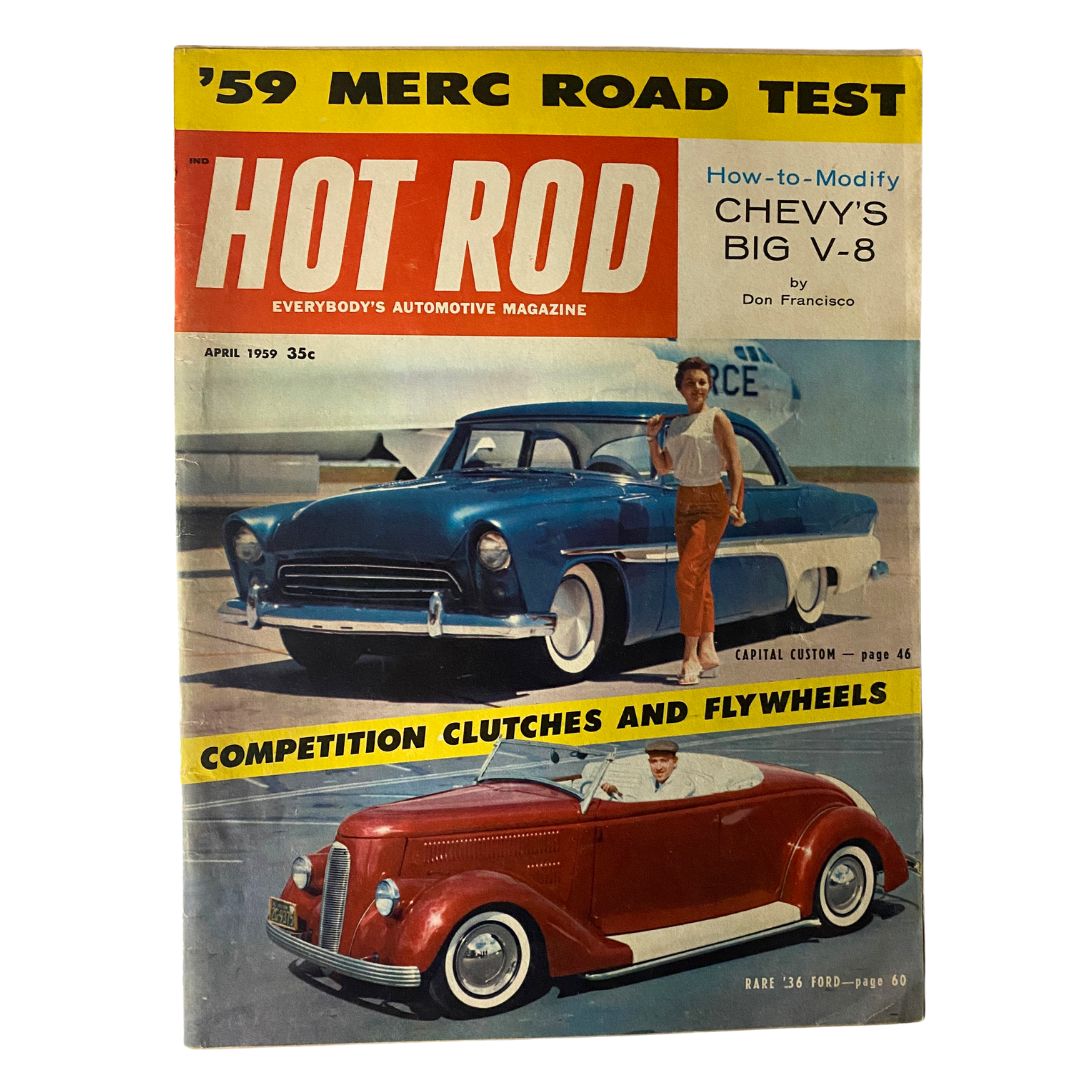 VTG Hot Rod Magazine April 1959 Competition Clutches and Flywheels No Label