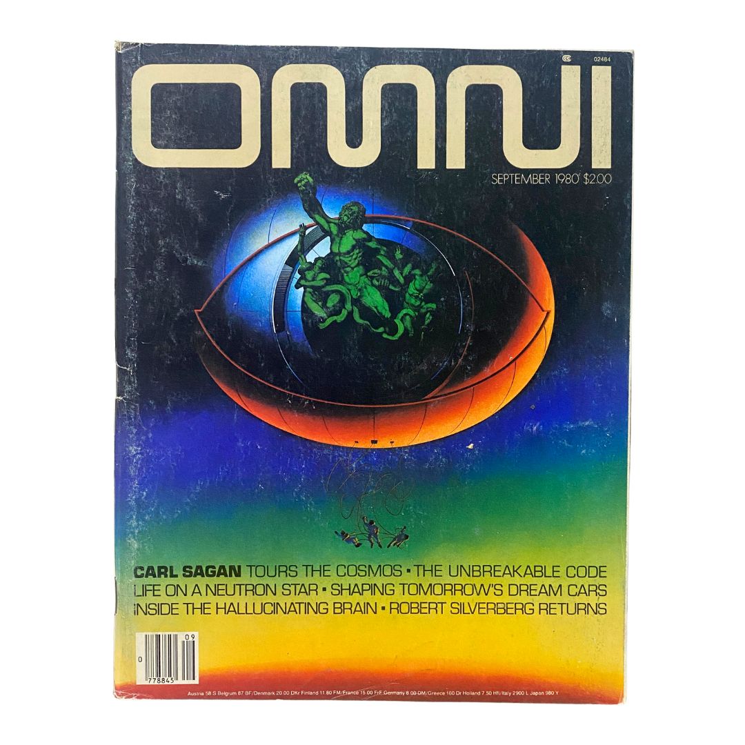 VTG Omni Magazine September 1980 Carl Sagan Tours The Cosmos No Label