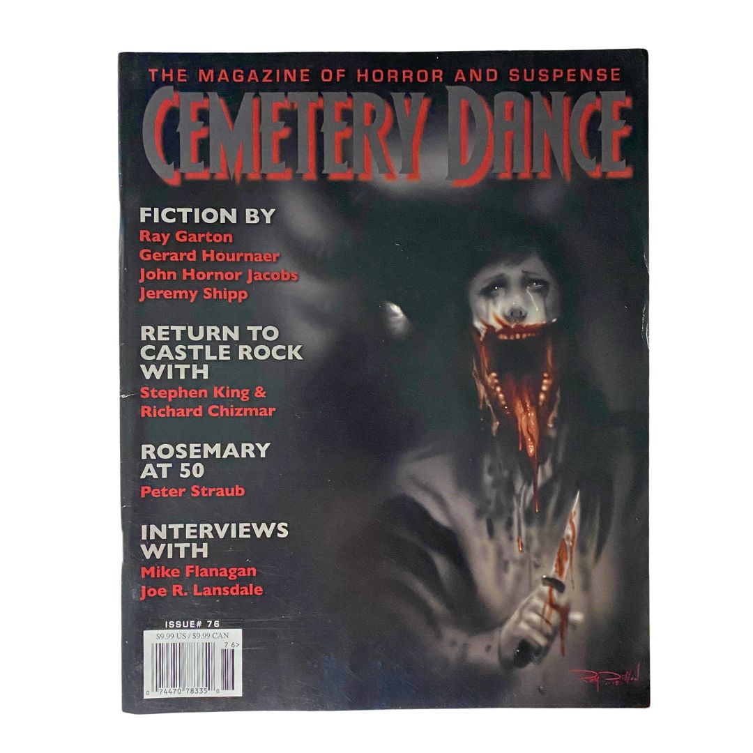 Cemetery Dance Magazine December 2017 #76 Peter Straub, Stephen King No Label VG