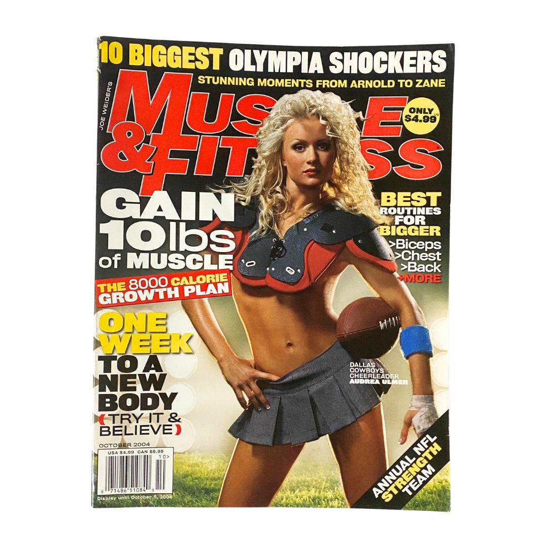 Muscle & Fitness Magazine October 2004 Audrea Ulmer Cover No Label