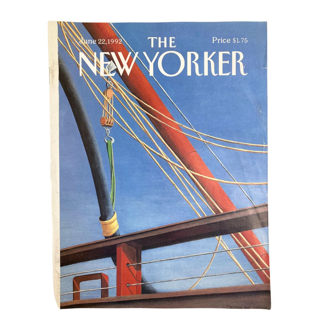 The New Yorker Full Magazine June 22 1992 Sail Away by Gretchen Dow Simpson