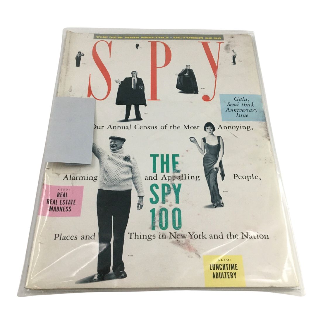 Spy Magazine October 1987 John Gotti & The Spy 100 & Real Estate Madness