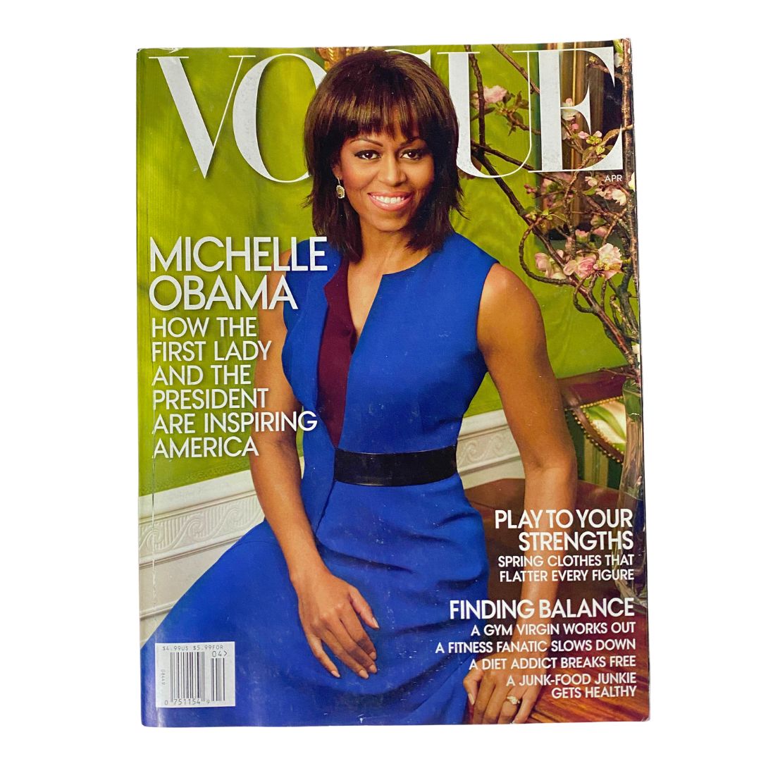 Vogue Magazine April 2013 First Lady Michelle Obama Cover No Label