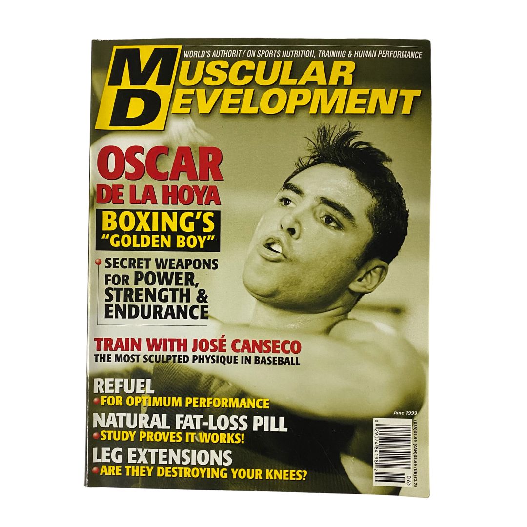 Muscular Development Magazine June 1999 Oscar De La Hoya Boxing No Label VG