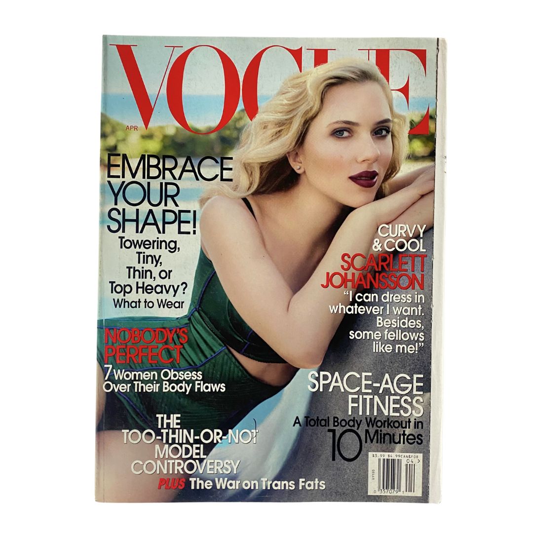 Vogue Magazine April 2007 Scarlett Johansson by Craig McDean No Label VG