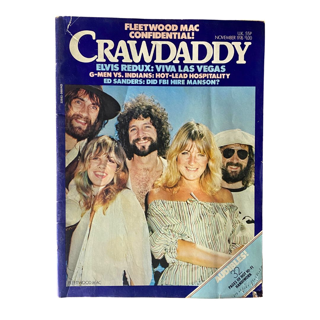 VTG Crawdaddy Magazine November 1976 Big Mac Under the Golden Arches No Label