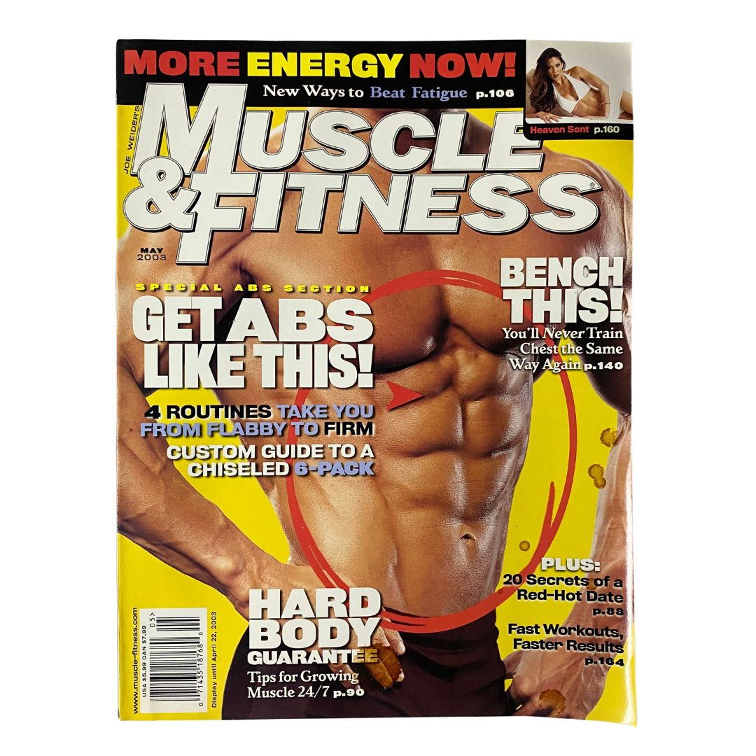 Muscle & Fitness Magazine May 2003 Vol 64 No. 5 Special Abs Section No Label