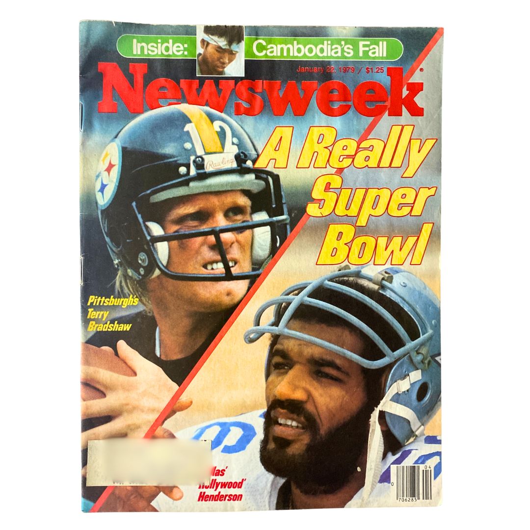 VTG Newsweek Magazine January 22 1979 Terry Bradshaw & Hollywood Henderson