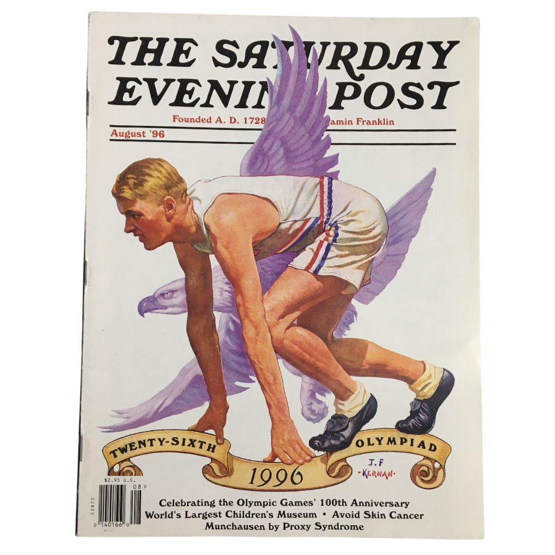 The Saturday Evening Post August 1996 Celebrating the Olympic Games 100th Anniv.