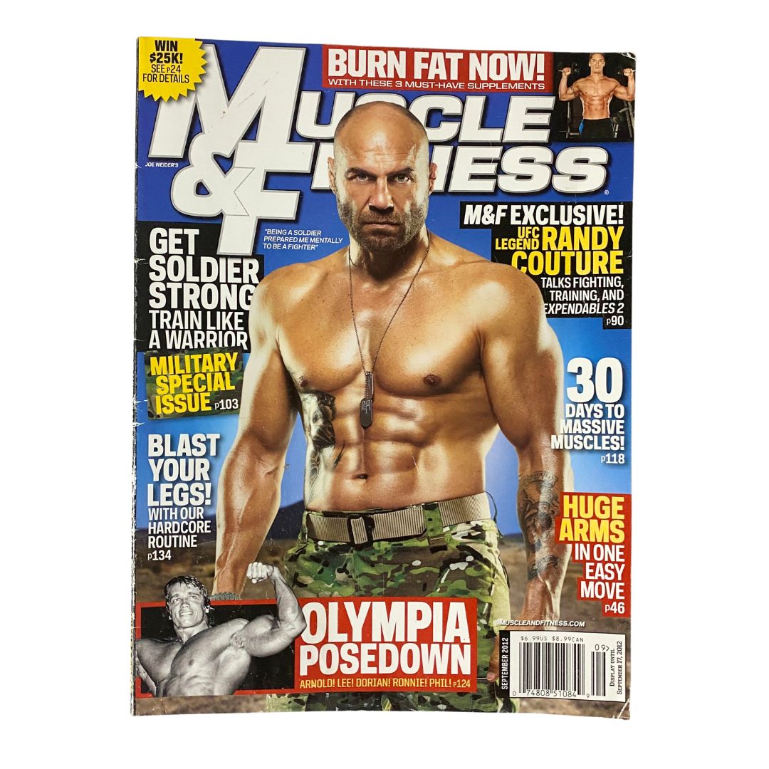 Muscle & Fitness Magazine FpricRandy Couture Cover No Label