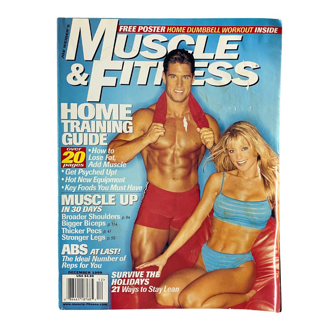 Muscle & Fitness Magazine December 1999 Sharon Moore, Brad Baker No Label