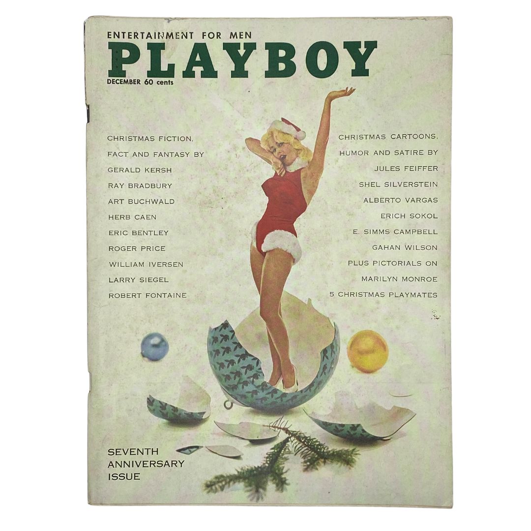 VTG Playboy Magazine December 1960 Playmate Carol Eden w Centerfold No Label