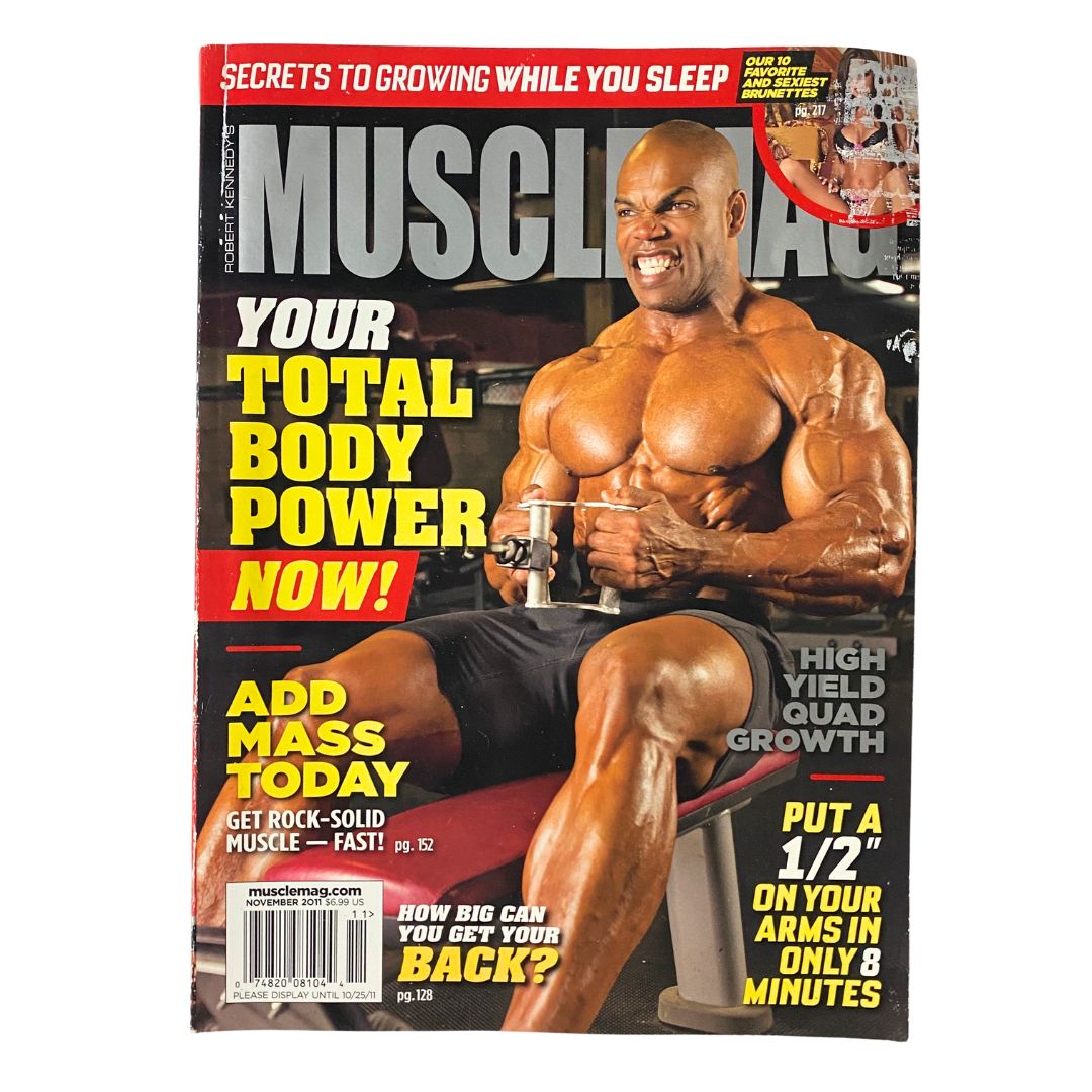 MuscleMag Magazine November 2011 No. 354 Chris White No Label VG