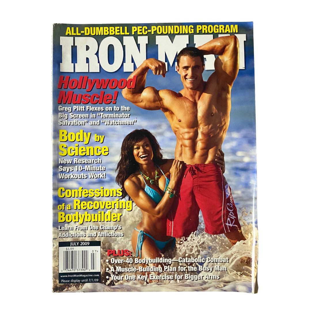 Iron Man Magazine July 2009 Vol 68 No. 7 Greg Plitt, Alicia Marie No Label