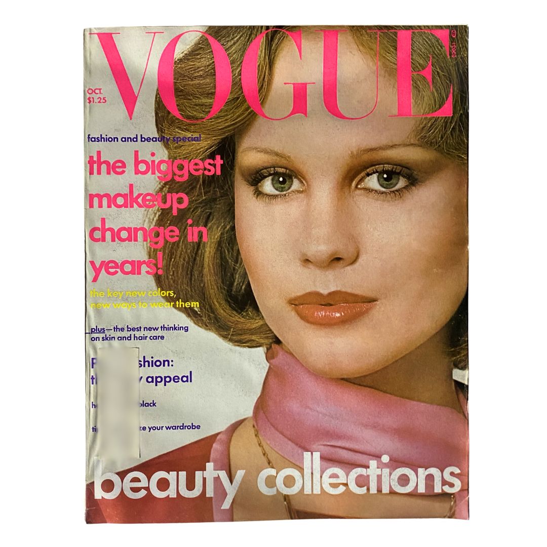 VTG Vogue Magazine October 1975 Rosie Vela by Irving Penn