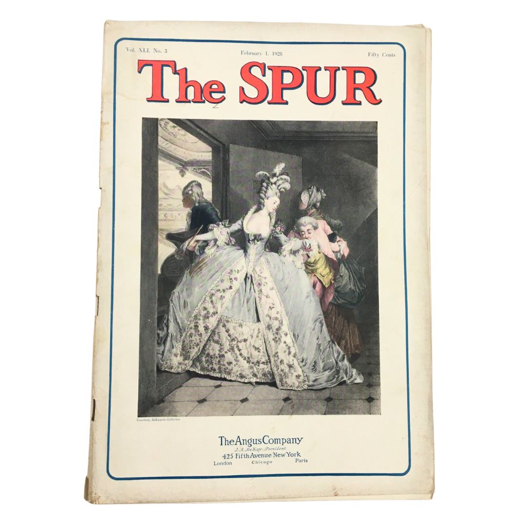 VTG The Spur Magazine February 1 1928 The Schnauzer in America No Label