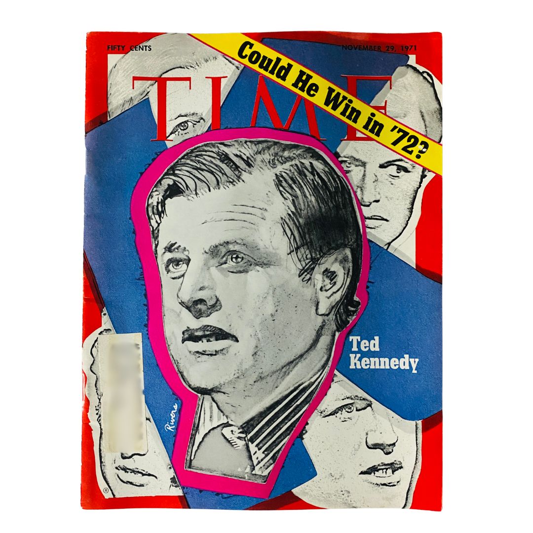 VTG Time Magazine November 29 1971 Ted Kennedy, Could He Win in '72?