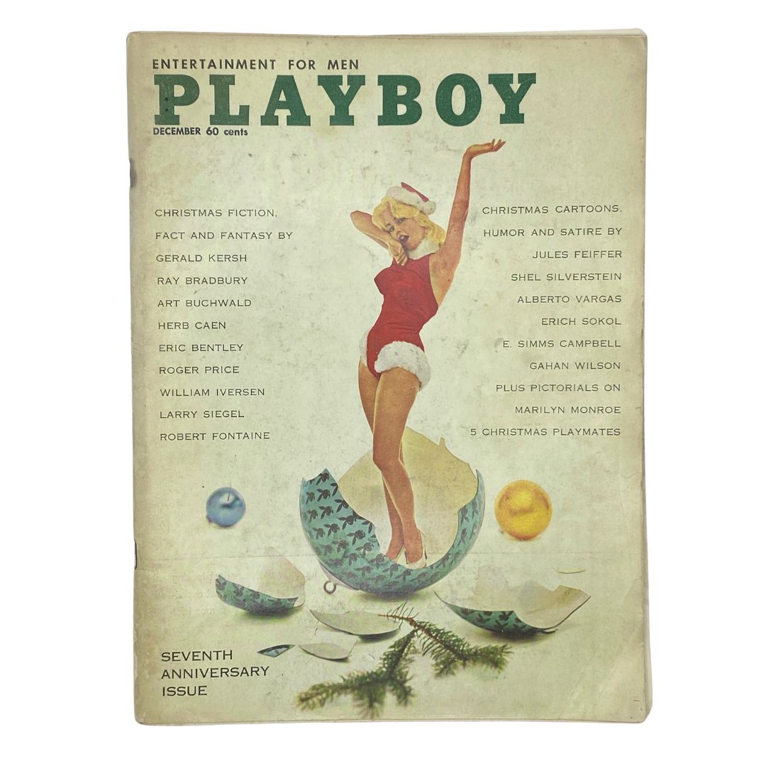 VTG Playboy Magazine December 1960 Carol Eden w Centerfold No Label