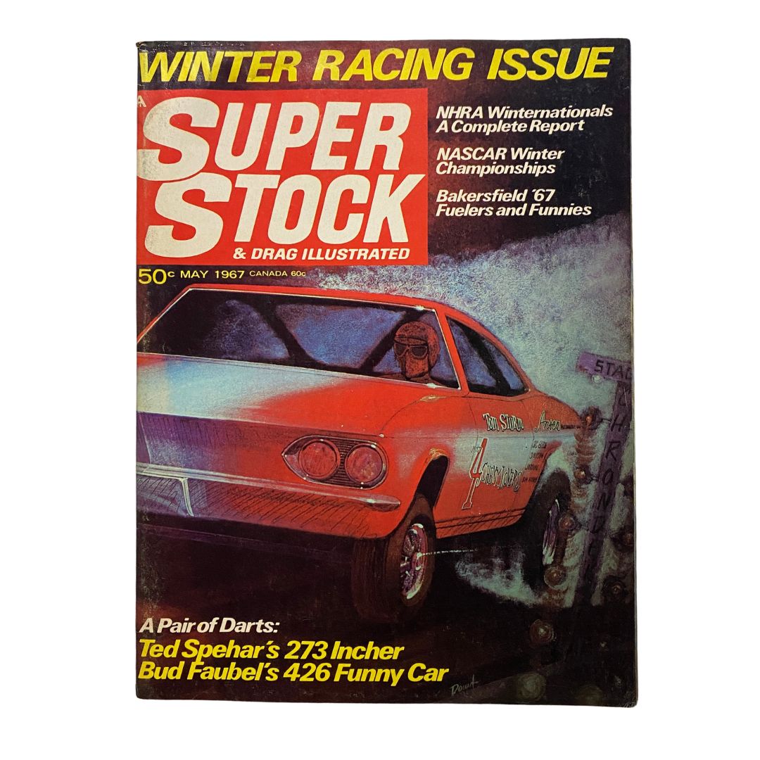 Super Stock & Drag Illustrated Magazine May 1967 Flip-Top Corvair No Label