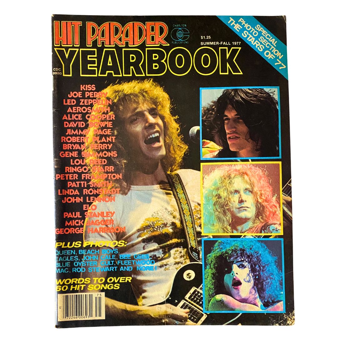 VTG Hit Parader Yearbook Summer-Fall 1977 Kiss, Peter Frampton No Label