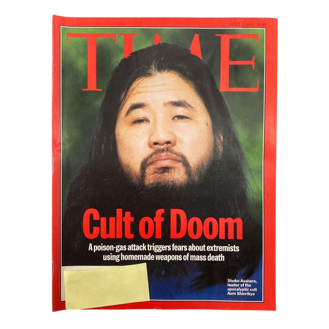 VTG Time Magazine April 3 1995 Shoko Asahara Leader of the Cult Aum Shinrikyo