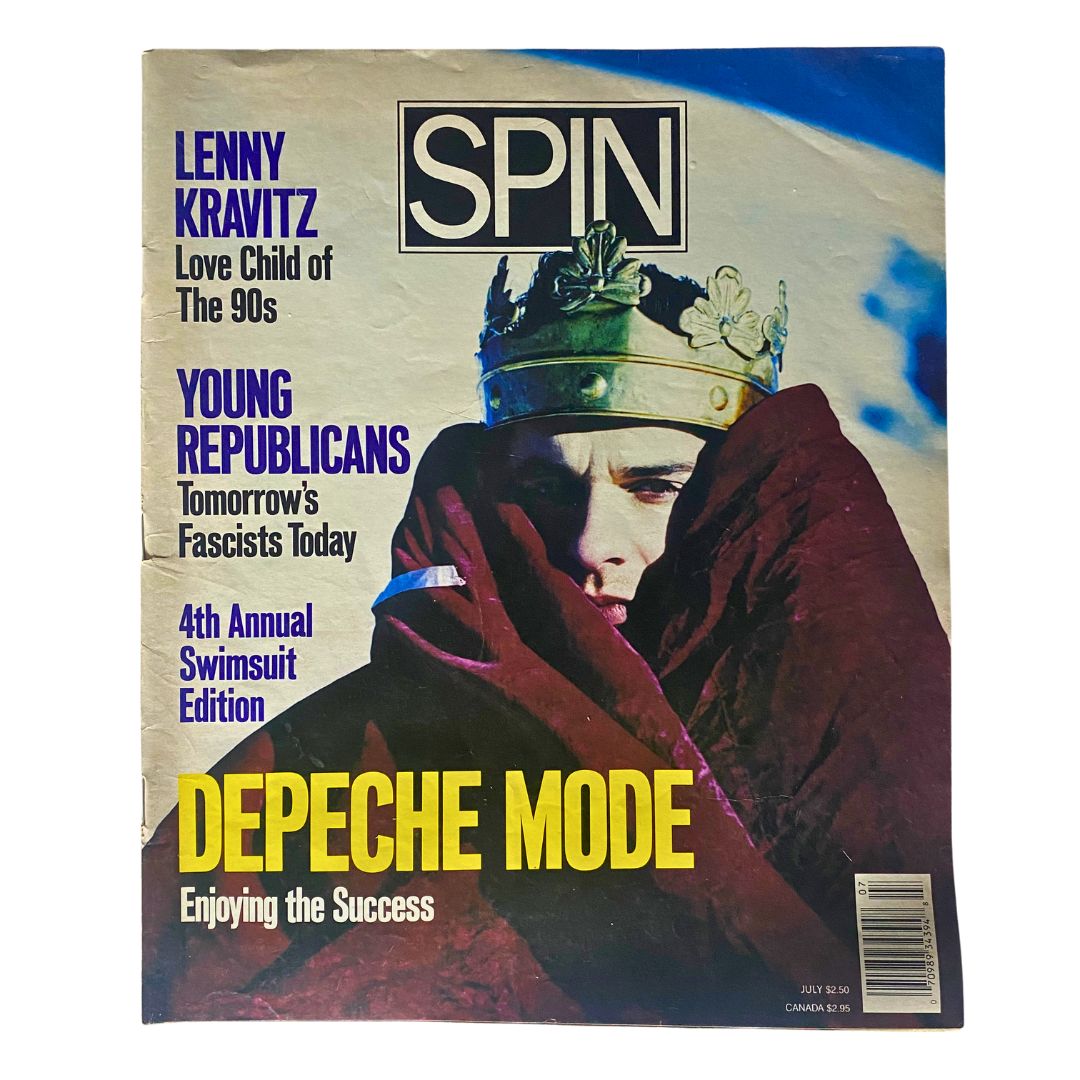 Spin Magazine July 1990 Vol 6 No. 4 Depeche Mode Enjoying the Success No Label