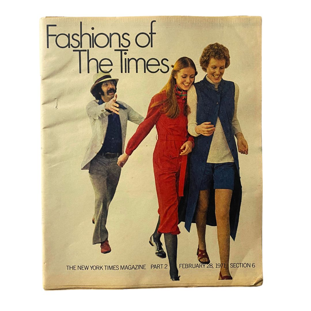 The New York Times Magazine February 28 1971 Fashions of Times Part 2 No Label