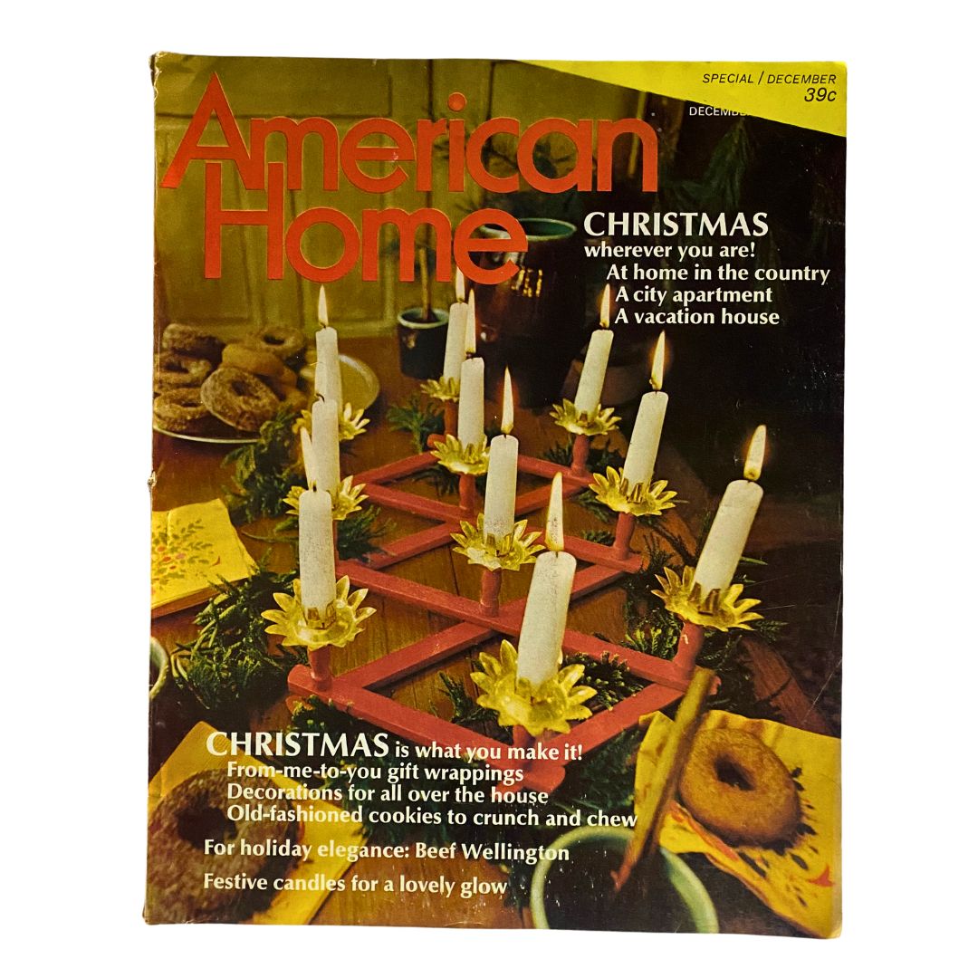 VTG American Home Magazine December 1968 Our Stories of Christmas No Label