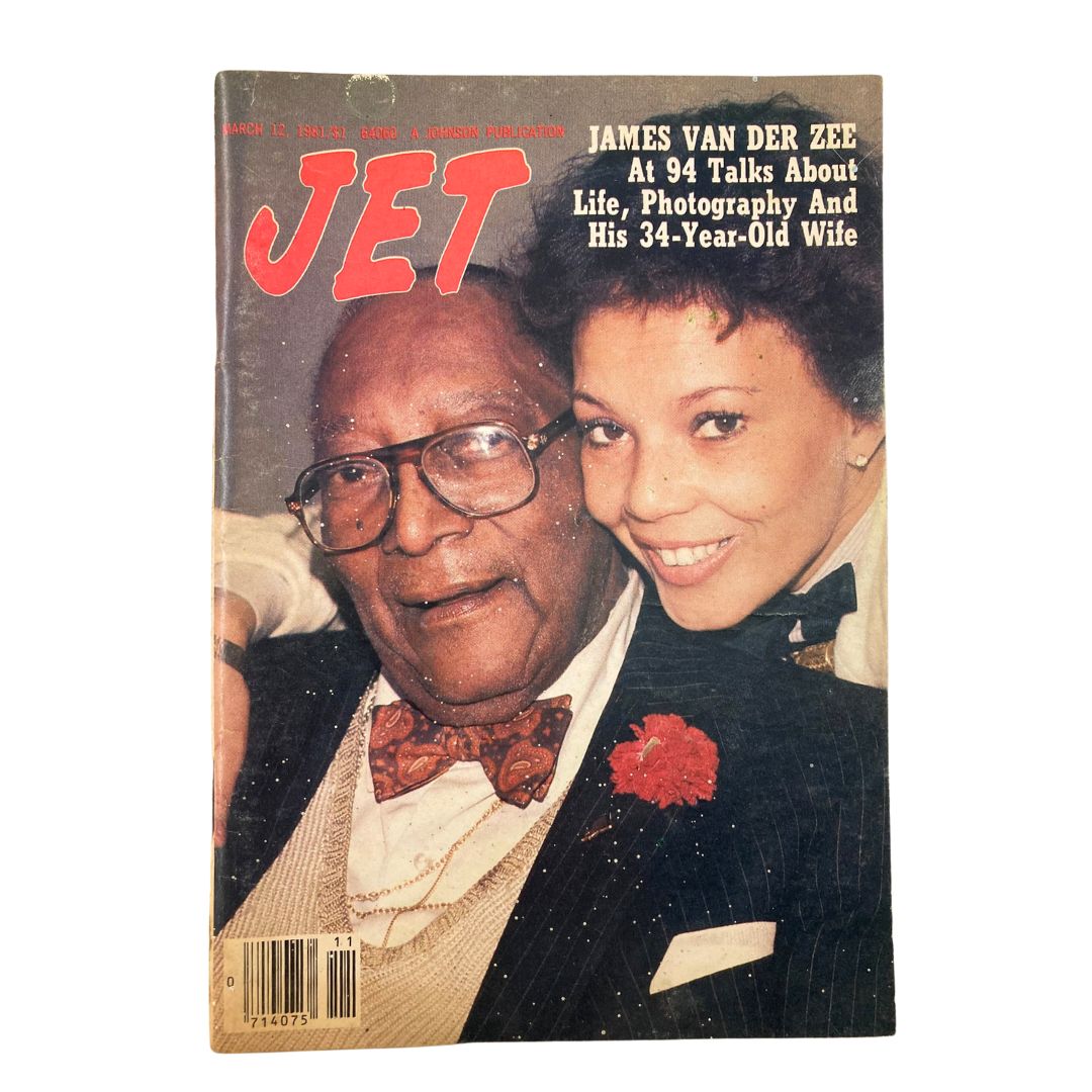 VTG Jet Magazine March 12 1981 Vol 59 #26 James Van Der Zee No Label