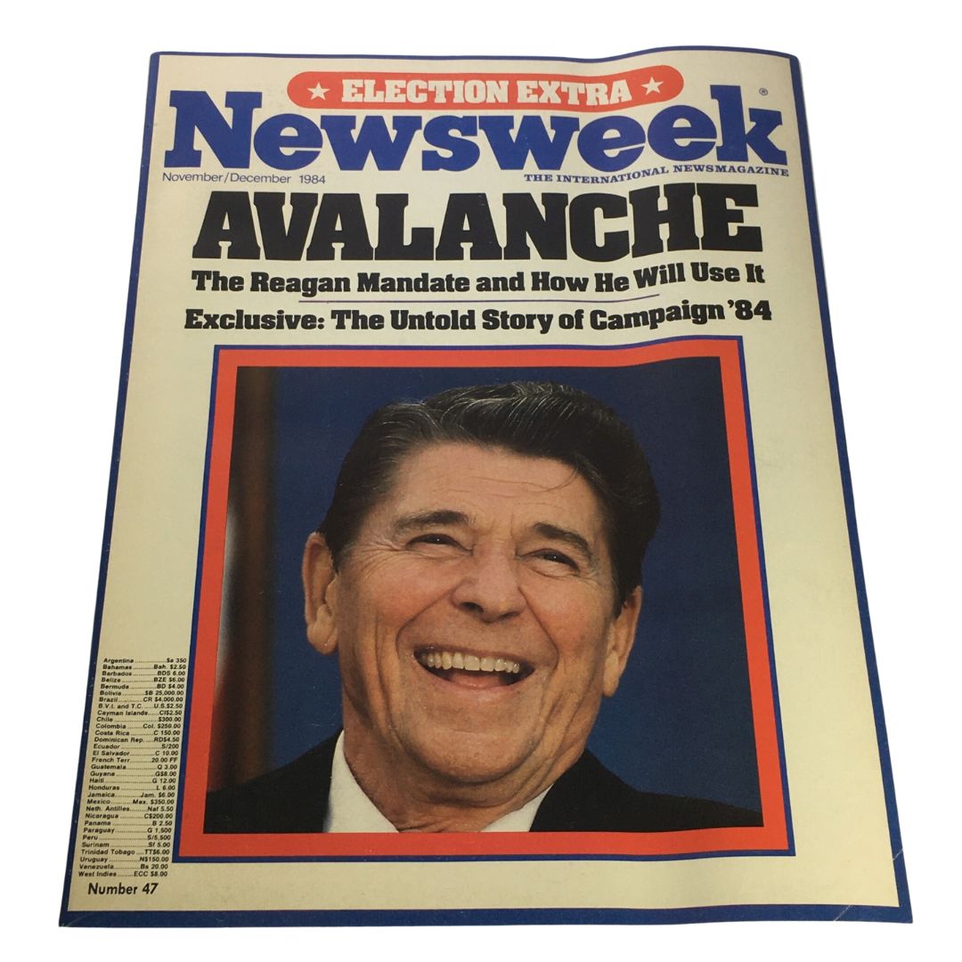 VTG Newsweek Magazine November-December 1984 - Ronald Reagan / Newsstand