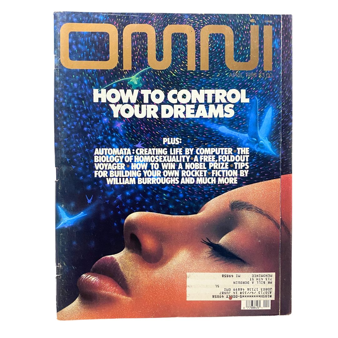 VTG Omni Magazine April 1987 Vol 9 No. 7 Automata Creating Life by Computer