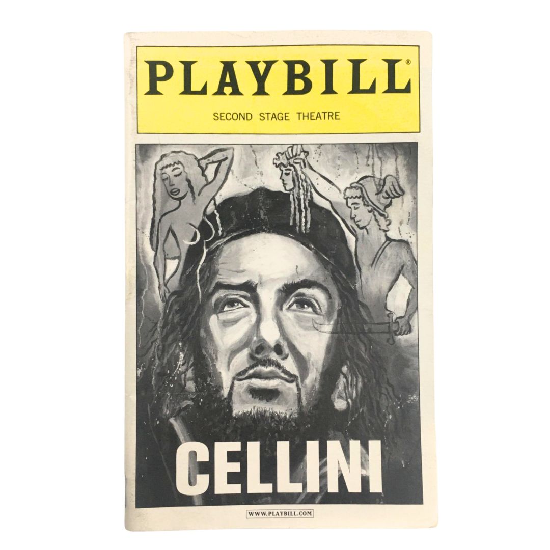 2001 Playbill Cellini by John Patrick Shanley, Lisa Bansavage at Second Stage