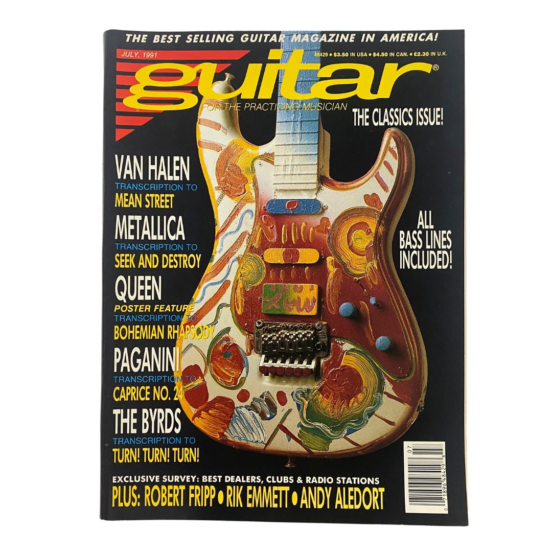 Guitar for the Practicing Musician Magazine July 1991 Van Halen w Poster