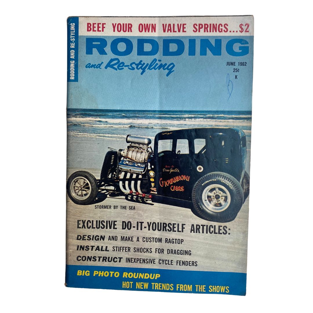 VTG Rodding & Re-Styling Magazine June 1962 Stormer by The Sea No Label