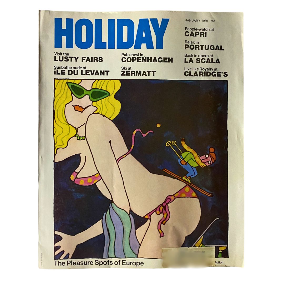 VTG Holiday Magazine January 1969 Vol 45 No. 1 Influx of Americans in Europe