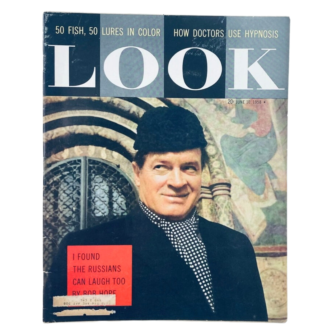 VTG Look Magazine June 10 1958 Vol 22 No. 12 Bob Hope in Russia