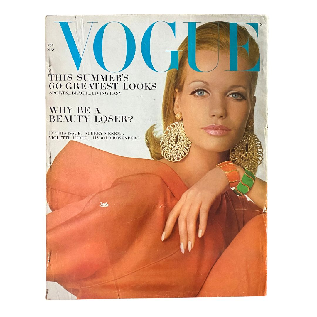 VTG Vogue Magazine May 1965 Veruschka von Lehndorff by Irving Penn No Label