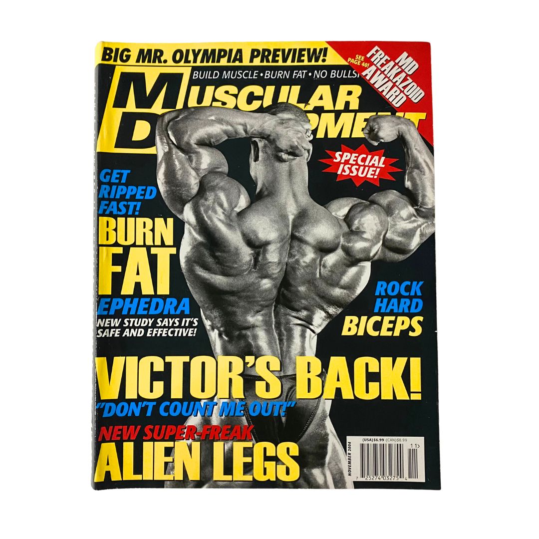 Muscular Development Magazine November 2004 Victor Martinez Cover No Label