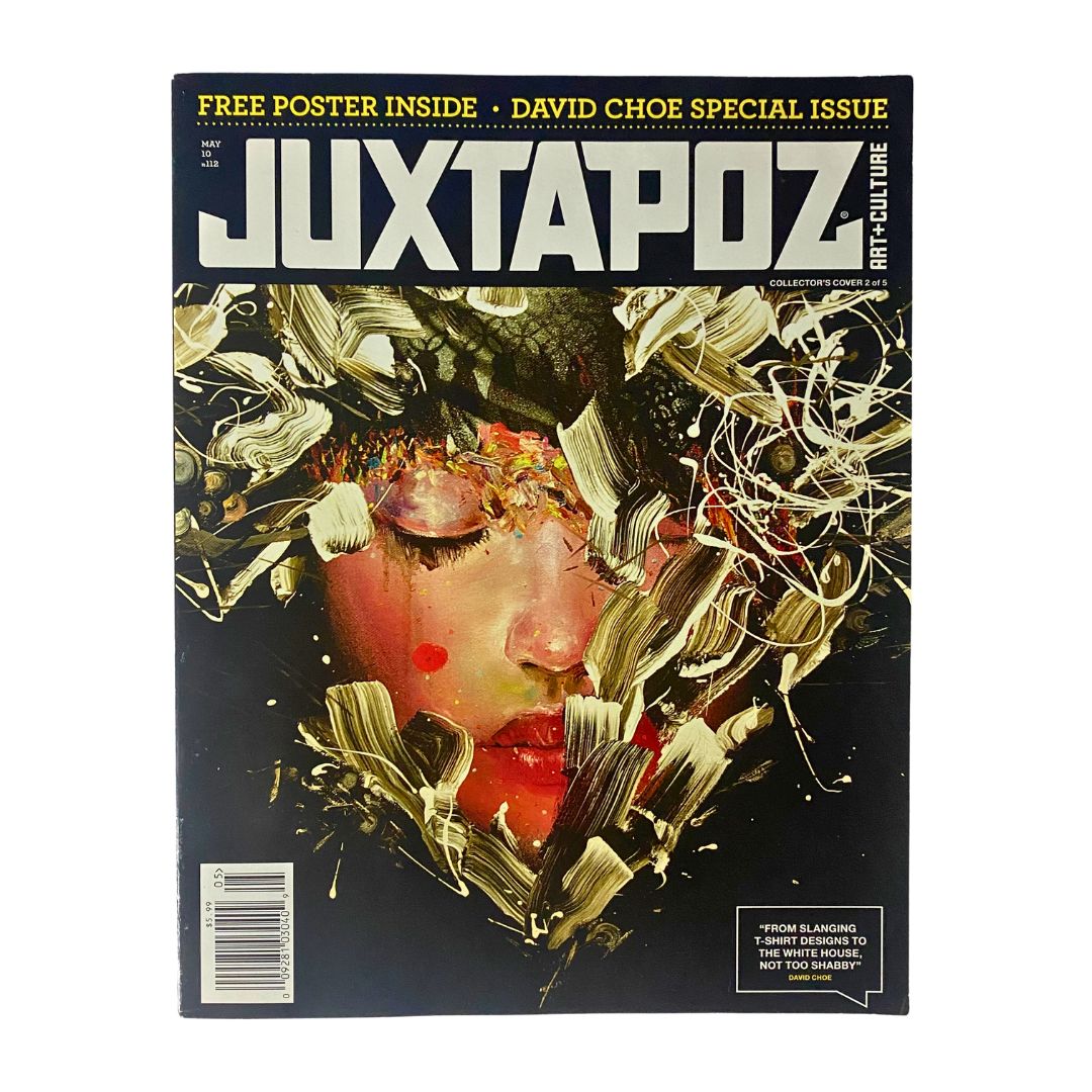 Juxtapoz Art & Culture Magazine May 2010 No. 112 David Choe w Poster No Label VG