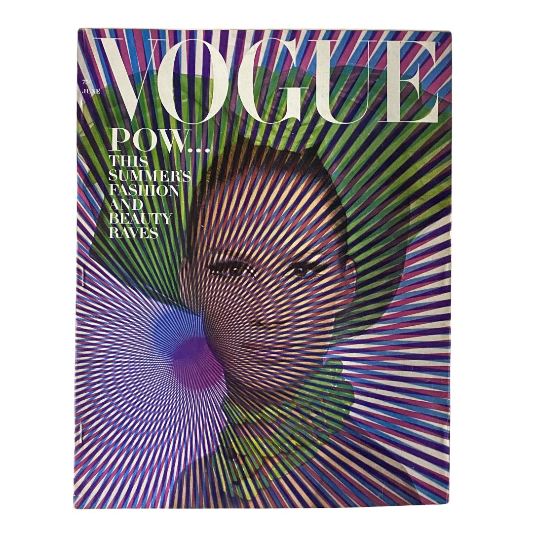 VTG Vogue Magazine June 1965 Brigitte Bauer by Irving Penn No Label