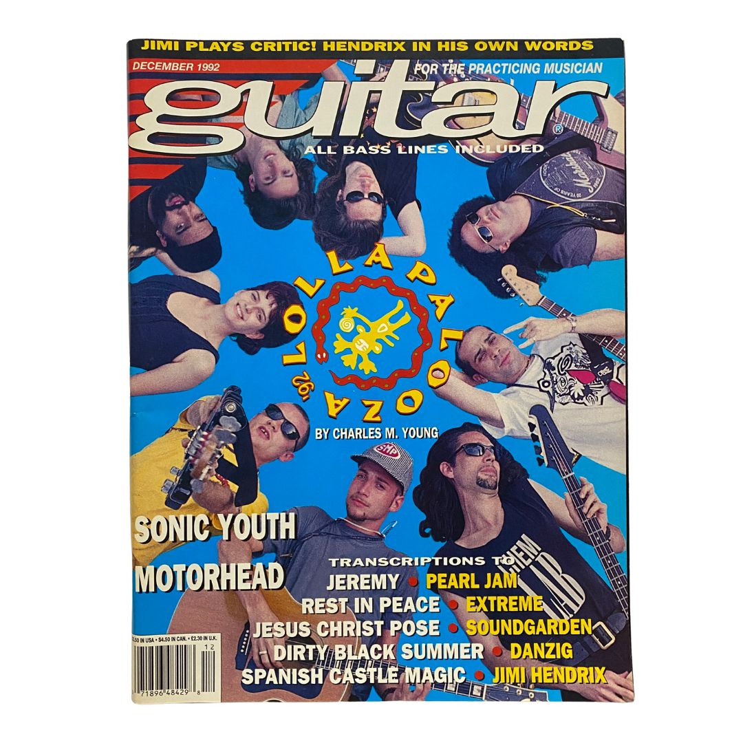 Guitar for the Practicing Musician Magazine December 1992 Sonic Youth w Poster