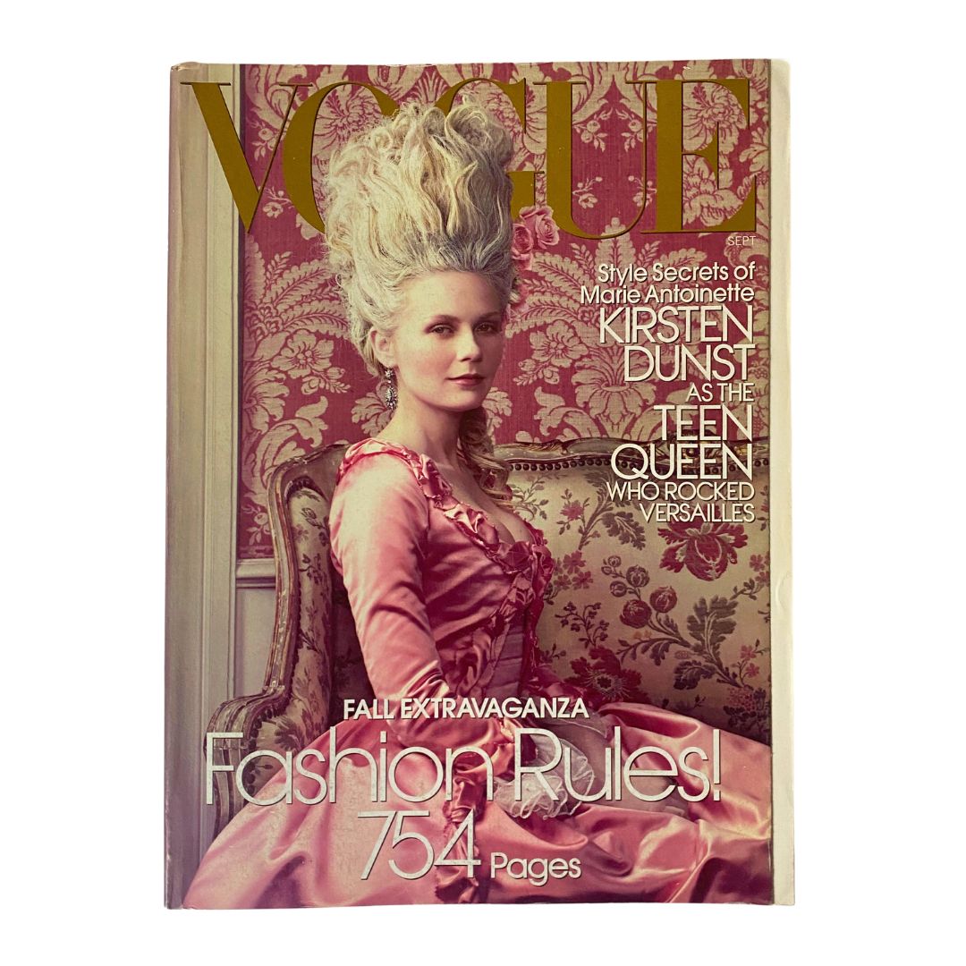 Vogue Magazine September 2006 Kirsten Dunst by Annie Leibovitz No Label