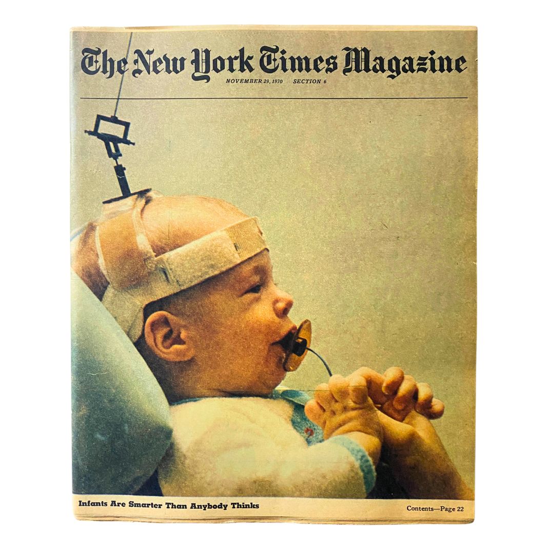 The New York Times Magazine November 29 1970 Infants Are Smarter No Label