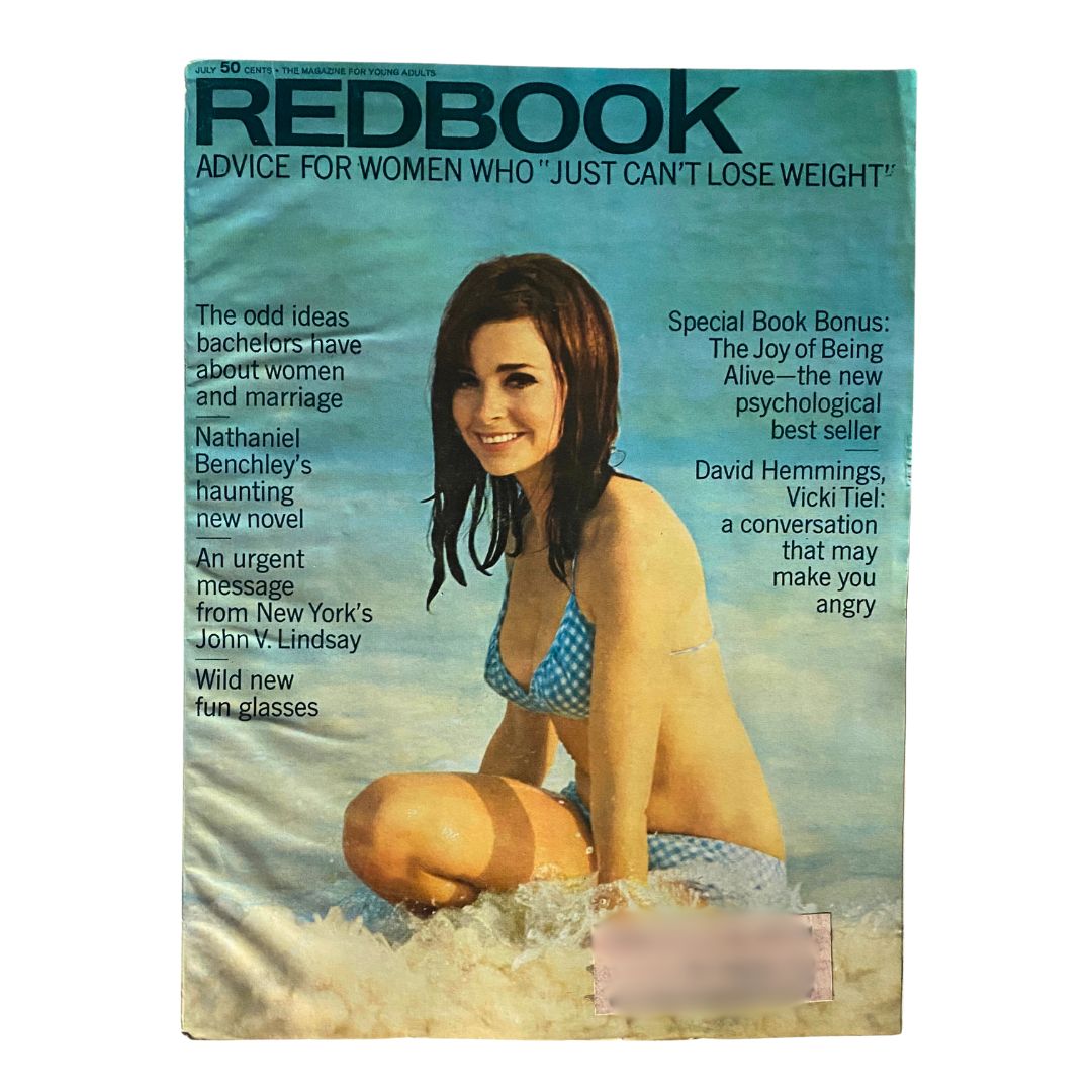 VTG Redbook Magazine July 1968 Vol 131 No. 3 John V. Lindsay Urgent Message