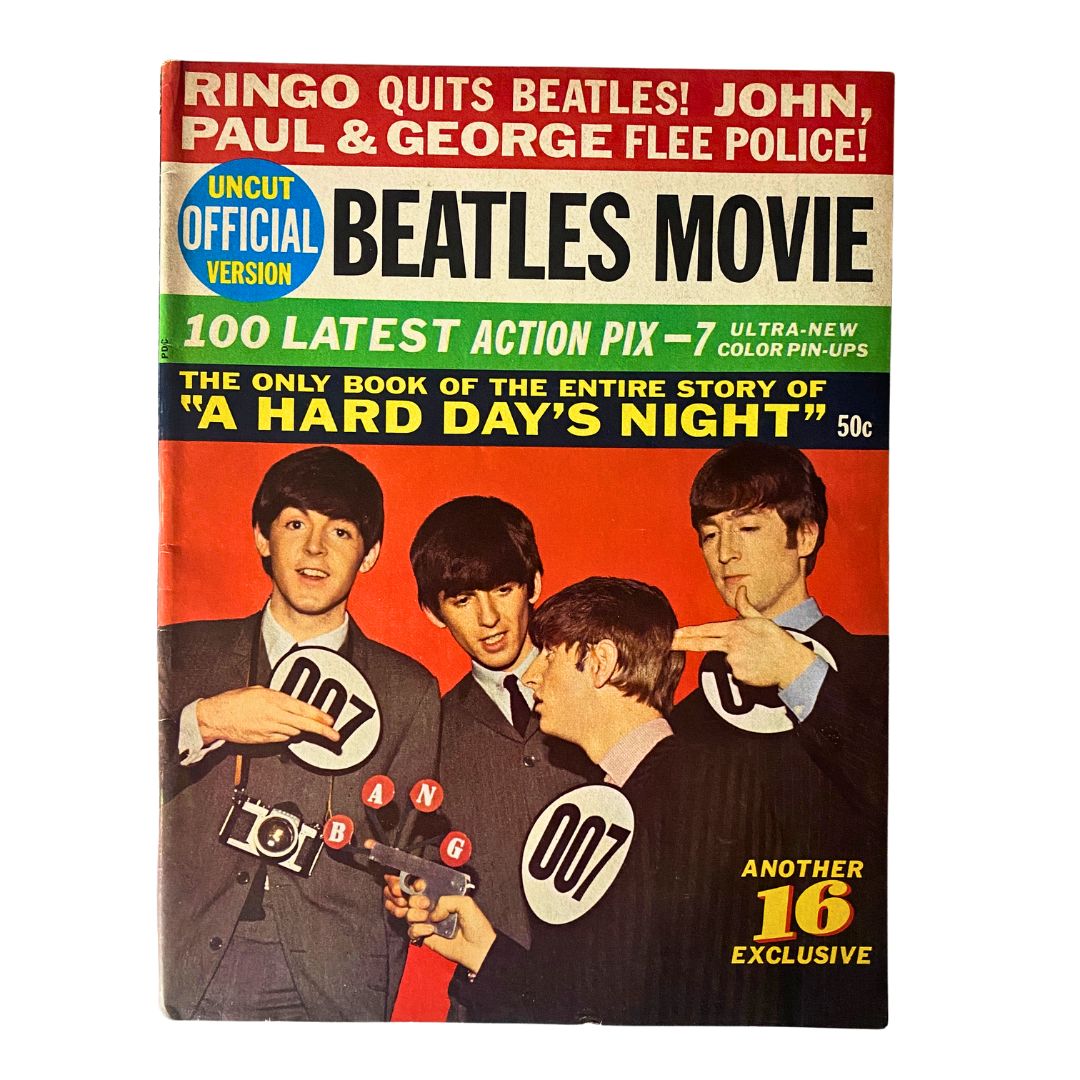 VTG 16's Beatle Movie Book 1964 Story of "A Hard Day's Night" No Label